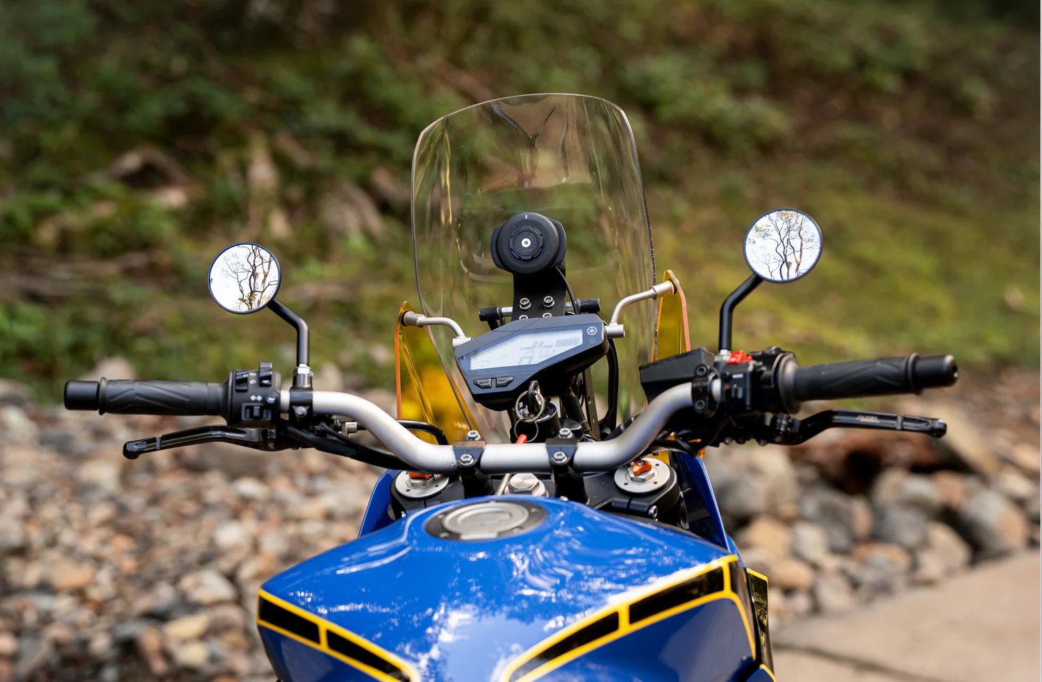 A custom-built Yamaha MT-09 T9 Tenere