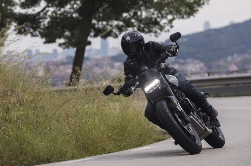 LiveWire electric bike on the road