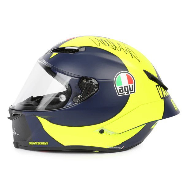 Motogp Rossi Helmet 2018 AGV And Valentino Rossi Bring 1970s
