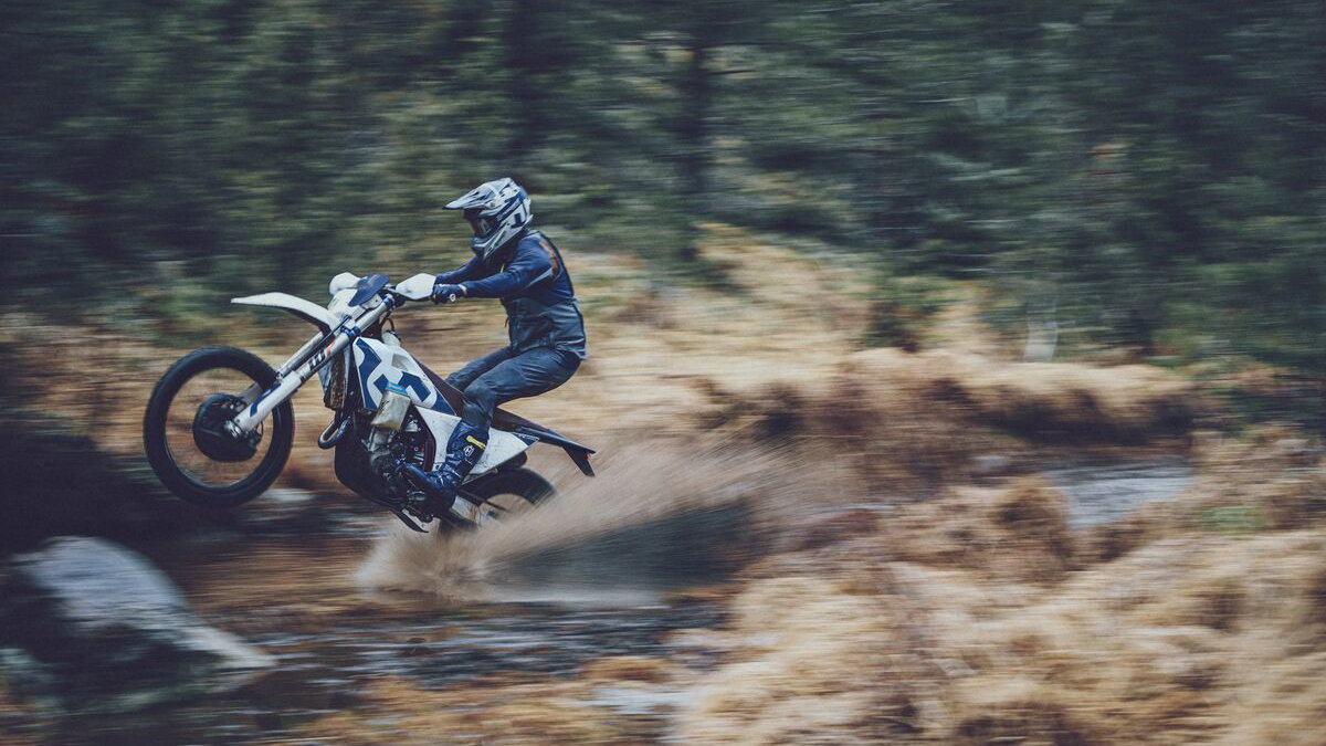 Husqvarna FE 350 enduro motorcycle. Credit - Rudi Schedl