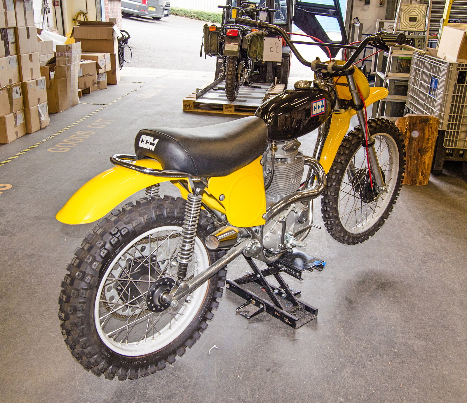 This 1973 CCM scrambler is on the auction block
