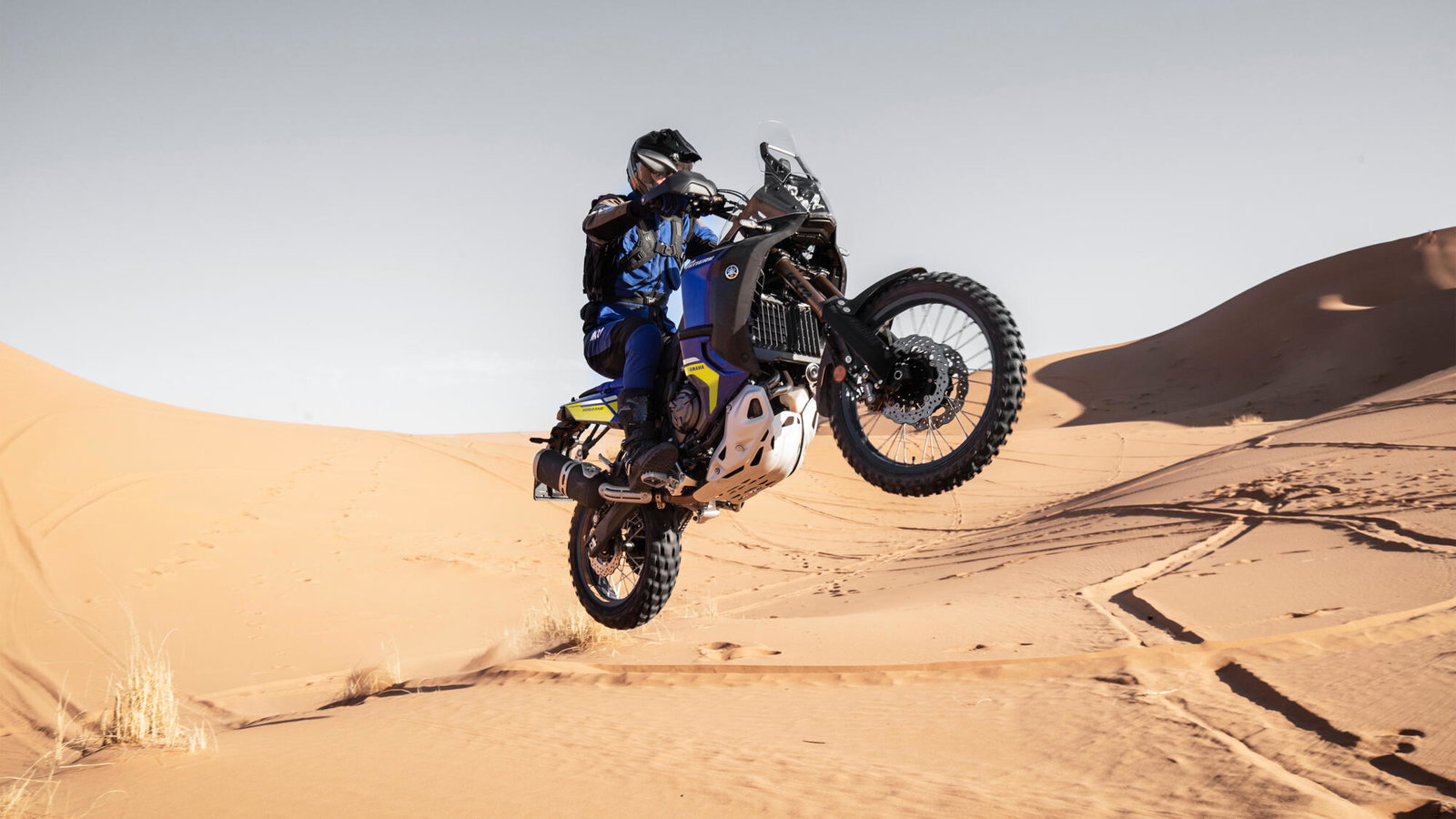 Yamaha Tenere 700 World Raid in action. Credit - Yamaha