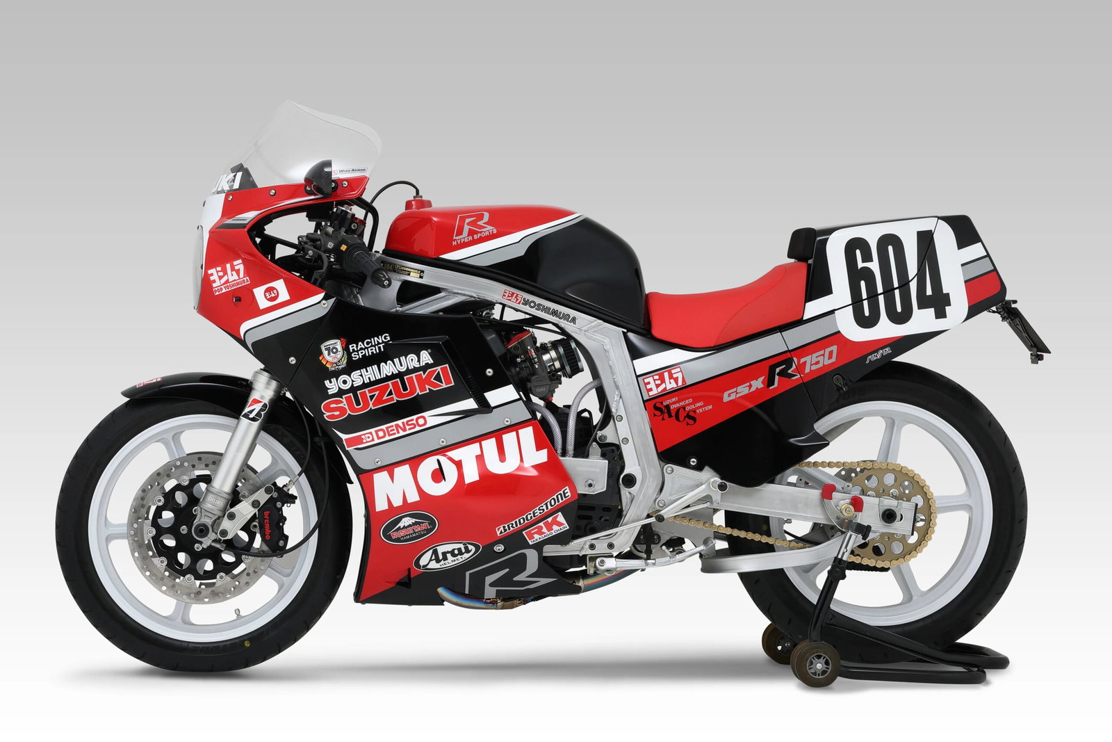 Left side of the 1986 Yoshimura GSX-R750. Photo credit - Yoshimura
