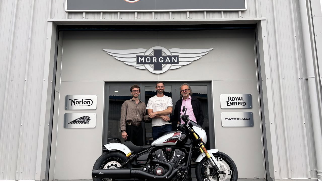Indian Motorcycle's new dealership in Perth, Scotland. 