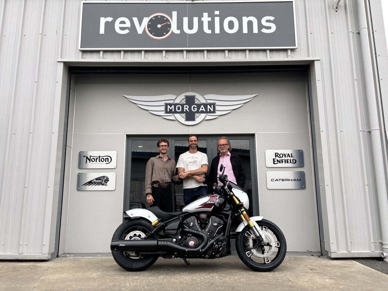 Indian Motorcycle's new dealership in Perth, Scotland. 