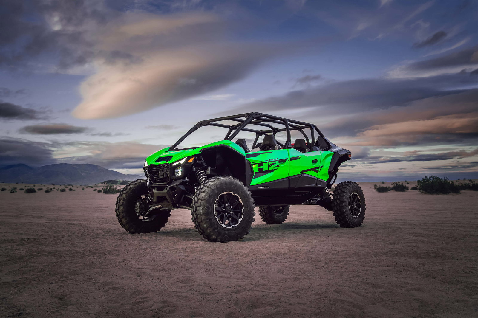 Kawasaki's new supercharged Teryx H2 side-by-side takes after its