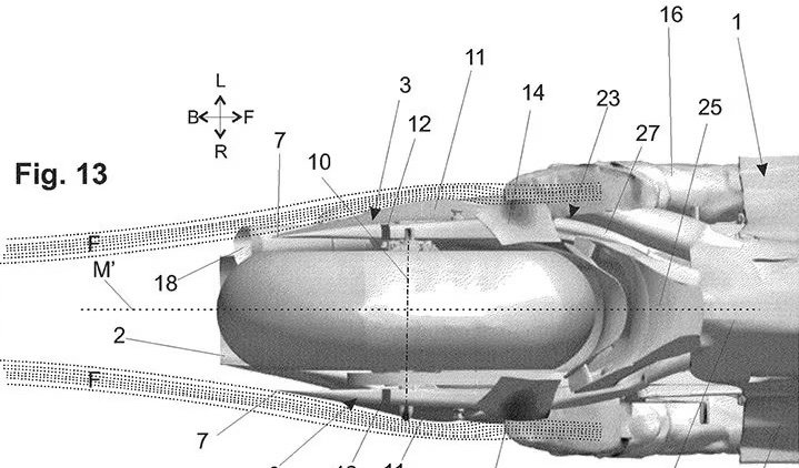 A view from beneath the RS-GP