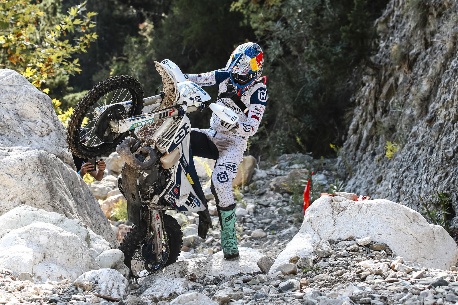 Billy Bolt riding his Husqvarna motorcycles. Credit - Husqvarna