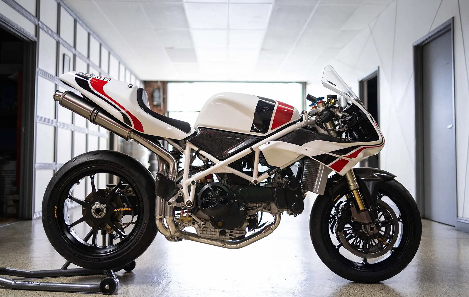Naked Ducati 748 from Championship Cycles. Photo credit - Jeanne Vienne