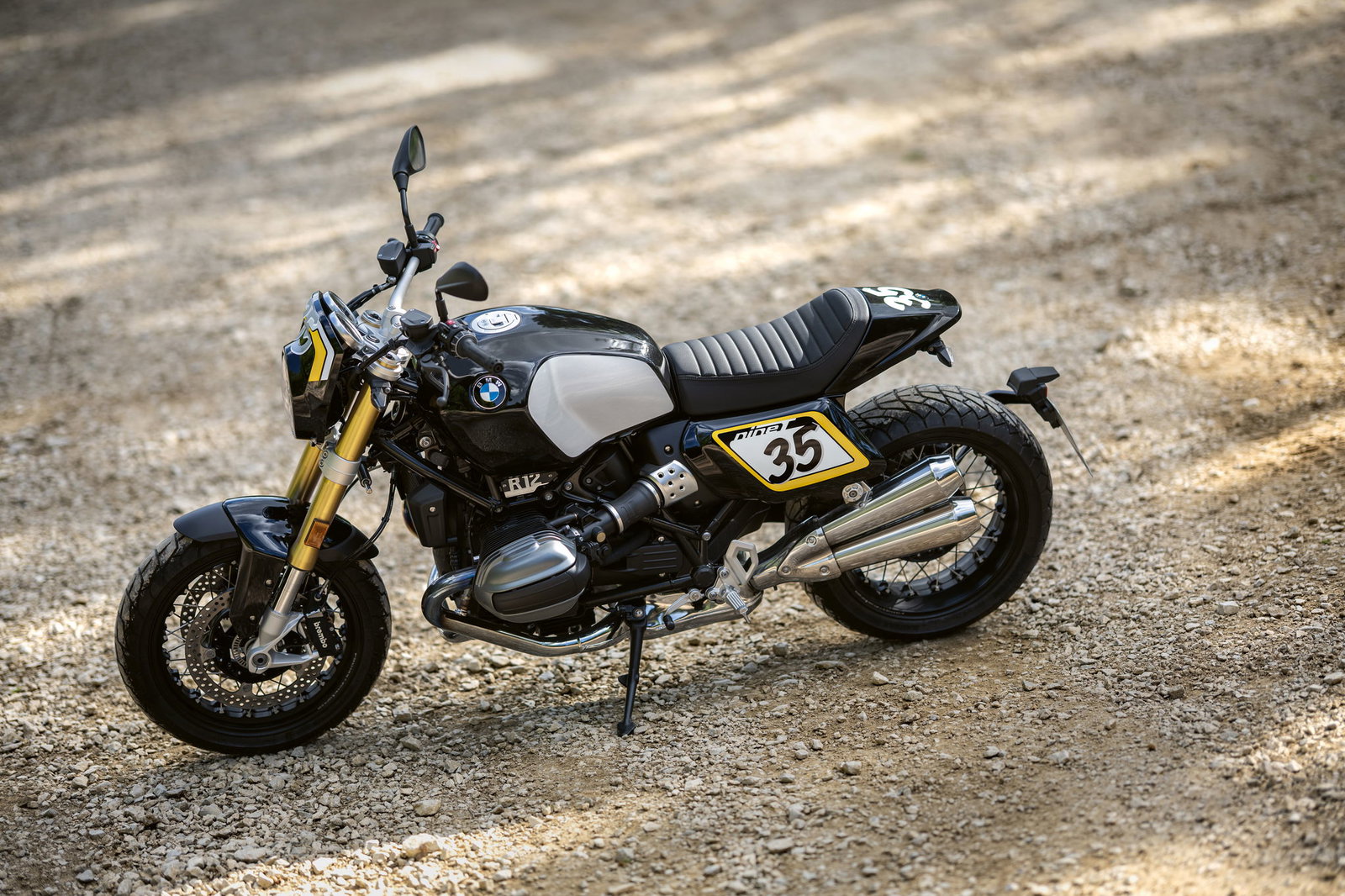 BMW R 12 nineT kitted out with the new 'Tracker' accessories kit