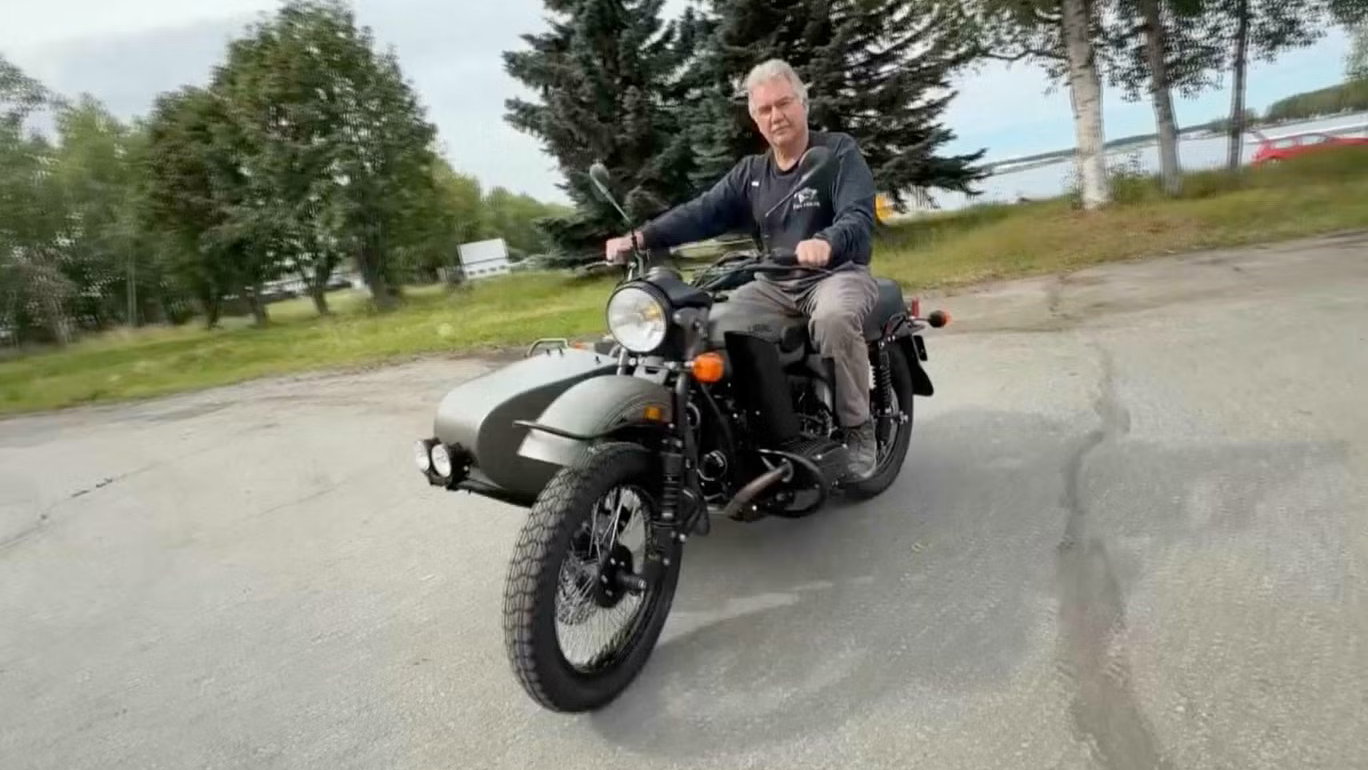 Mark Warren was gifted a new Ural by President Putin on his Alaskan visit