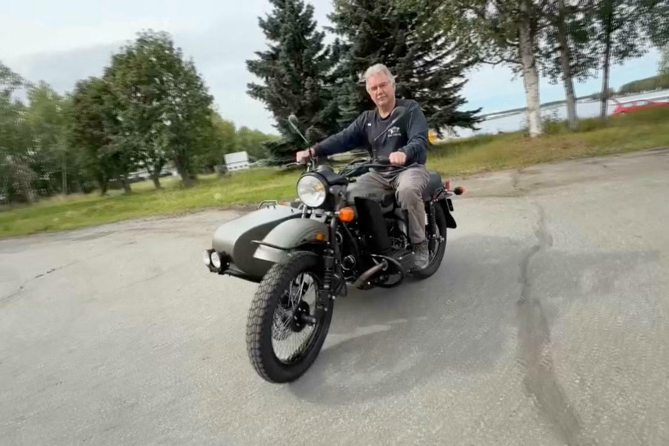 Mark Warren was gifted a new Ural by President Putin on his Alaskan visit