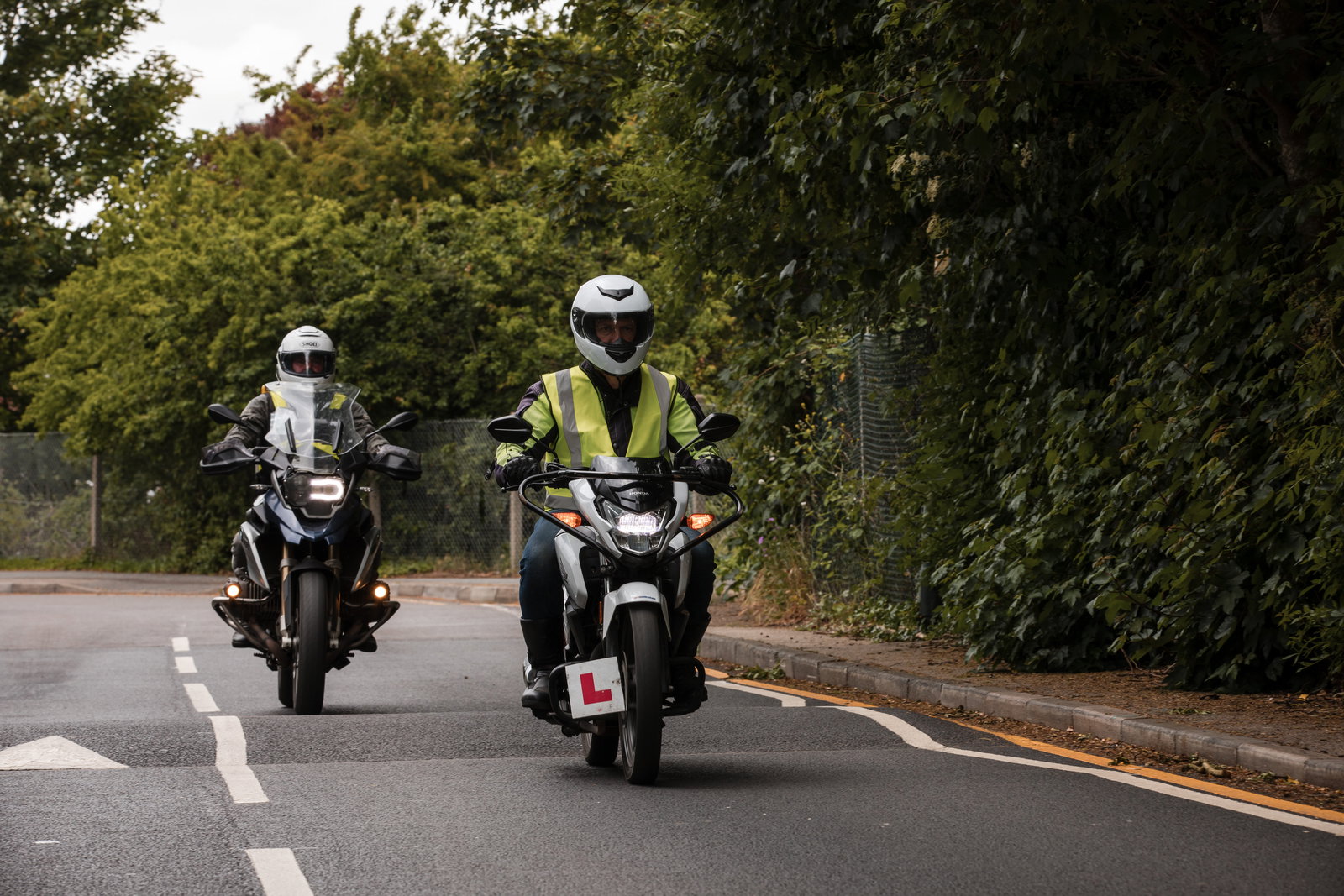 And then the riders can get out on the road