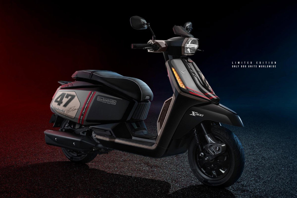 Lambretta's new X300 model will land in October in the UK. Photo credit - Lambretta