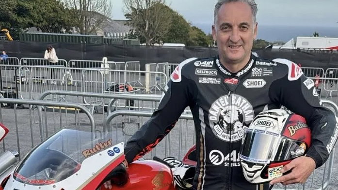 Michael Rutter at the Classic TT
