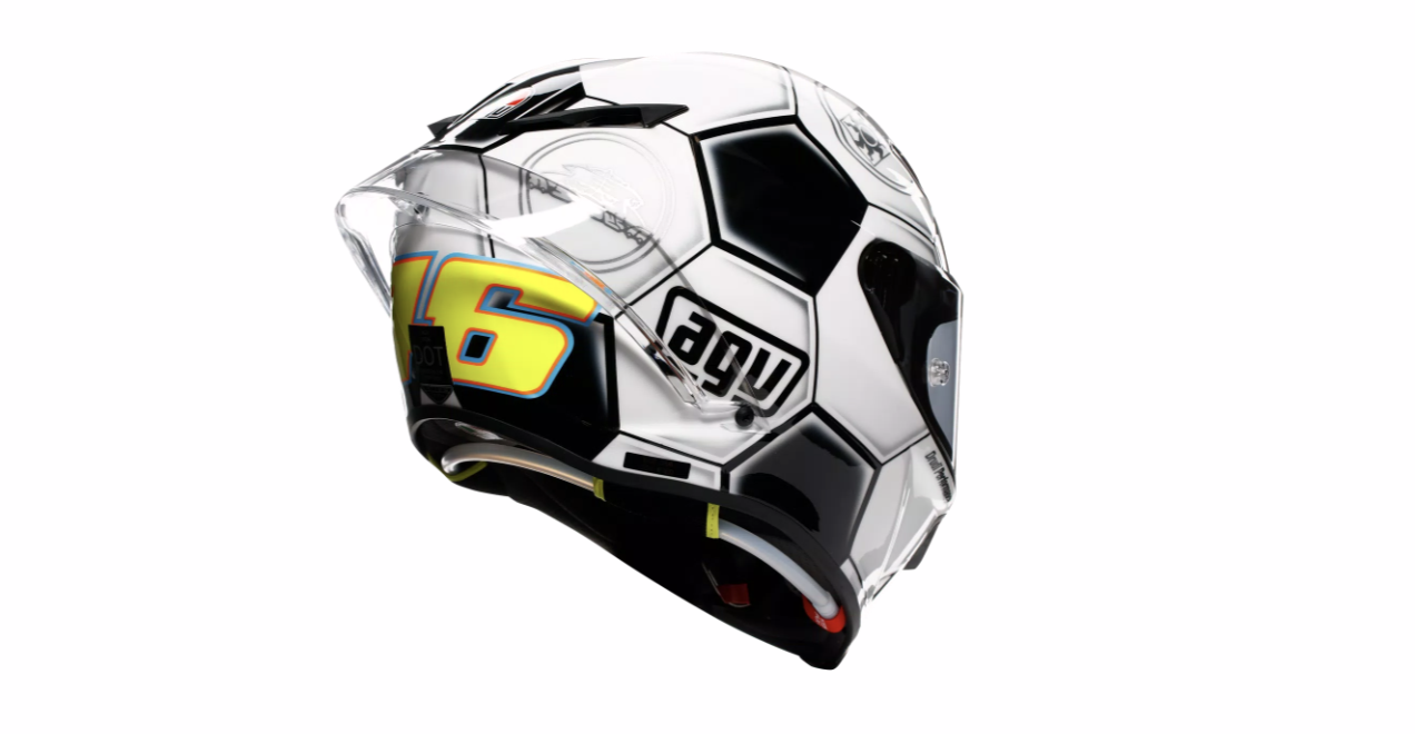Valentino Rossi replica AGV Pista GP-RR helmet. Credit - AGV