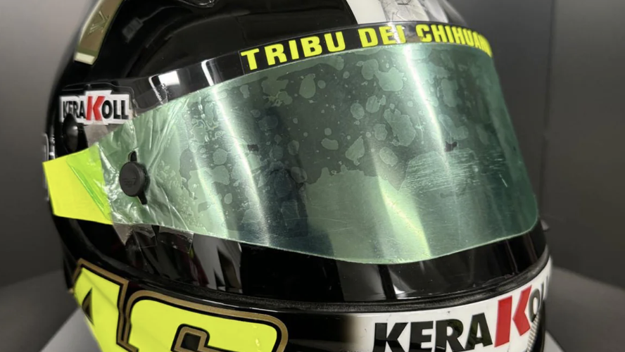 Valentino Rossi 'Excalibur' helmet. Credit - MotoGP Authentics