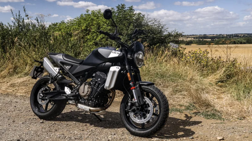 A 2024 Husqvarna Svartpilen 801 in the UK