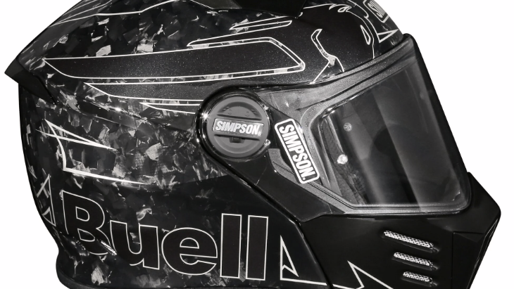 New Buell x Simpson motorcycle helmet. Credit - Simpson 