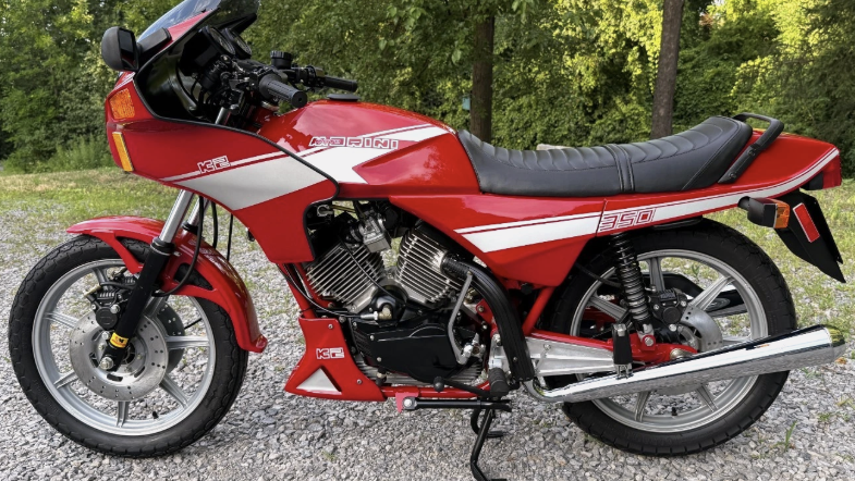 1986 Moto Morini K2 350 bike for sale. Credit - eBay