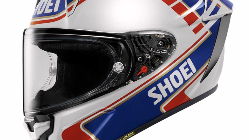 Wayne Gardner Shoei X-SPR Pro helmet. Photo Credit - Shoei