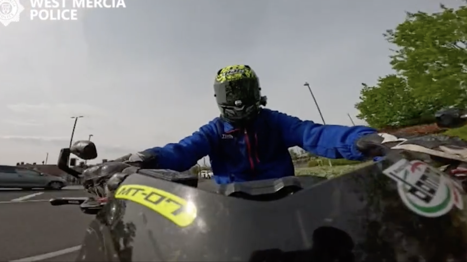 Benjamin Males uploaded videos of himself speeding