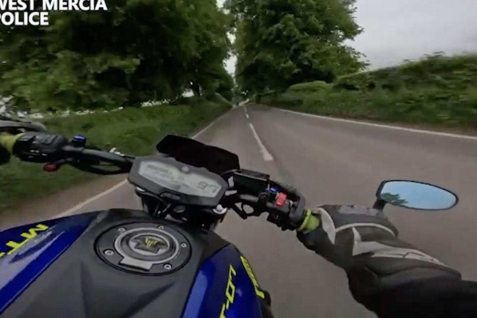 Benjamin Males uploaded videos of himself speeding