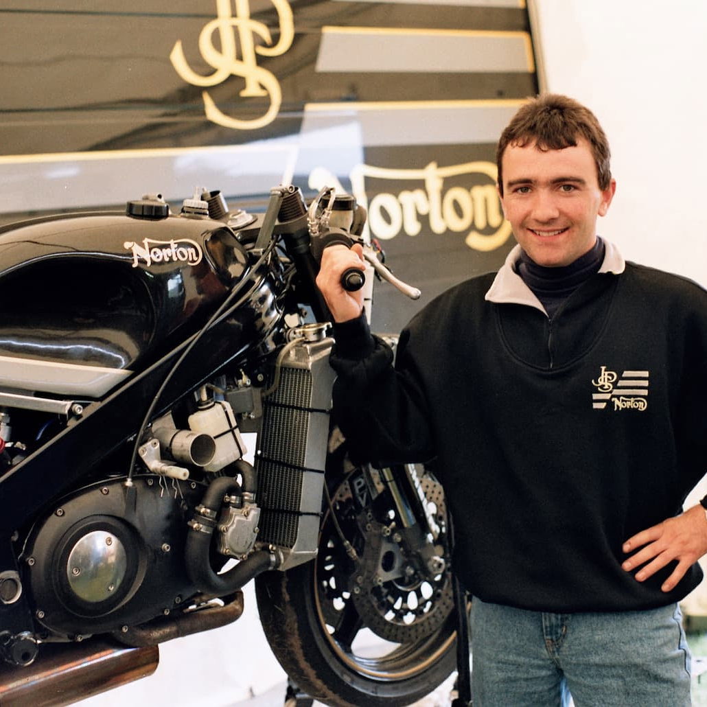 Norton Motorcycle and Robert Dunlop