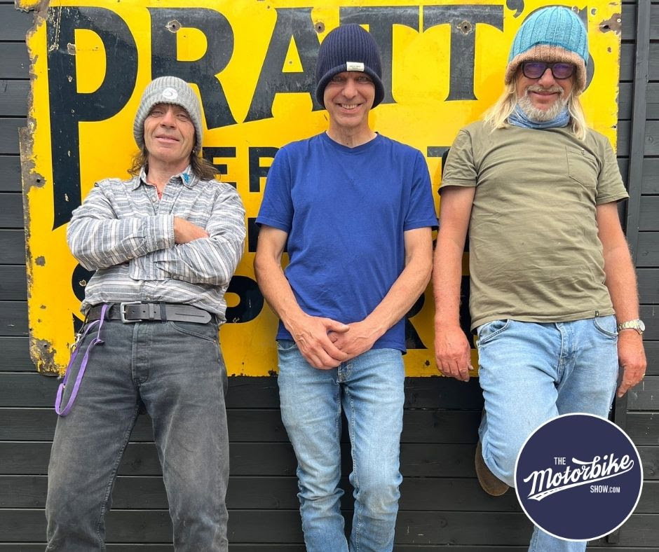 Henry Cole, Allan Millyard and Guy Willison from The Motorbike Show