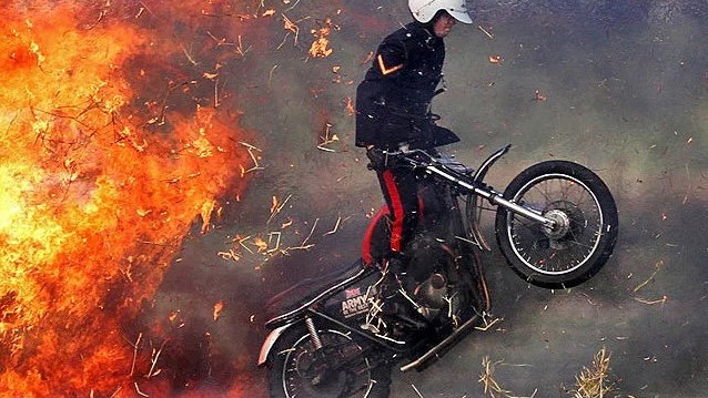 The White Helmets motorcycle display team