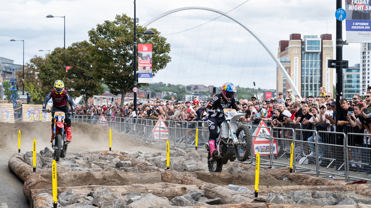 Billy Bolt in action against Eddie Karlsson. Photo credit - Patrik Lundin/Red Bull Content Pool