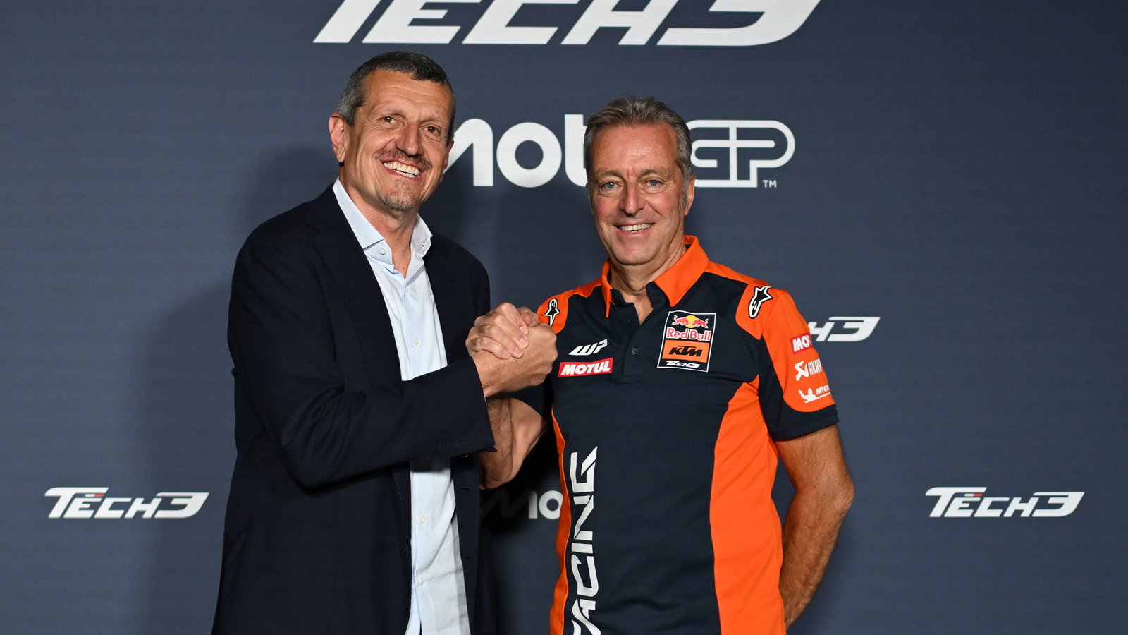 Guenther Steiner and Herve Poncharal