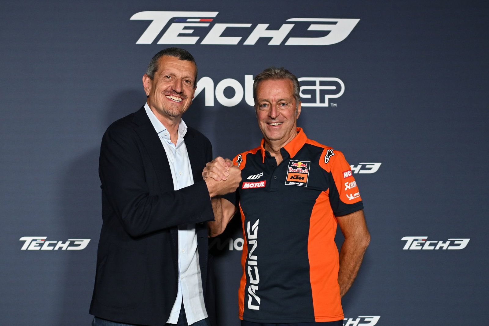 Guenther Steiner and Herve Poncharal