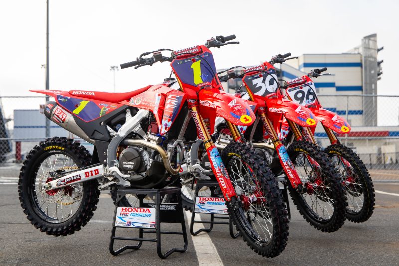Honda's Super Motocross bikes 