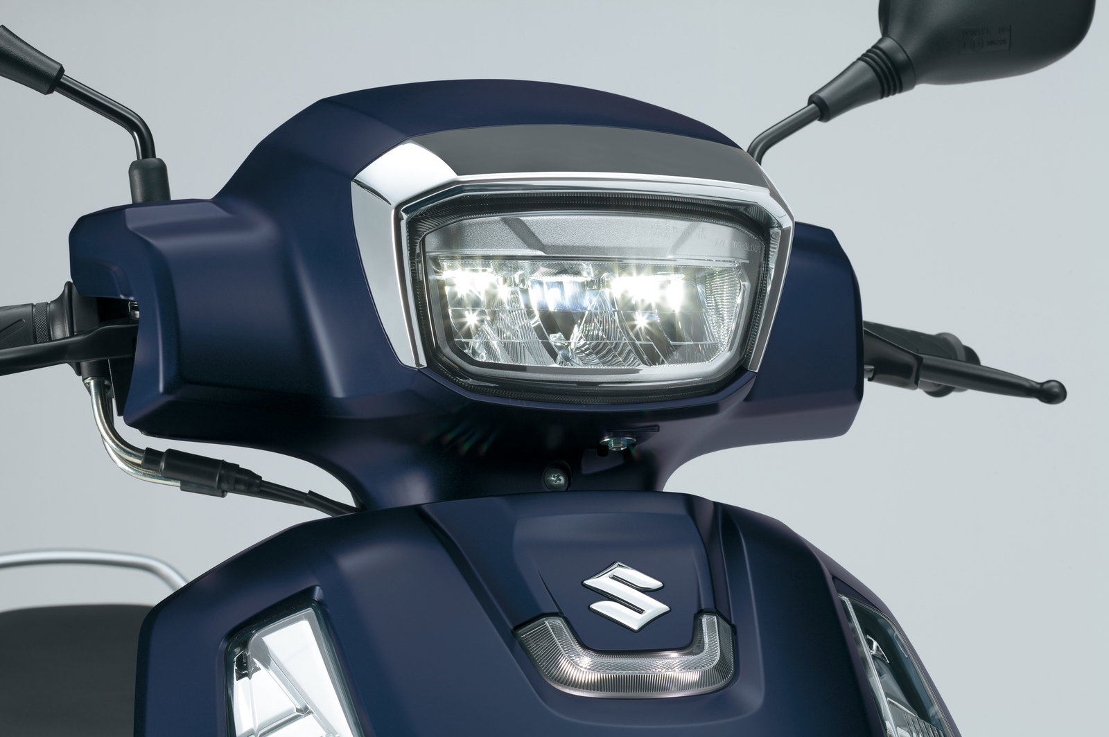 Suzuki Address 125 headlight and logo