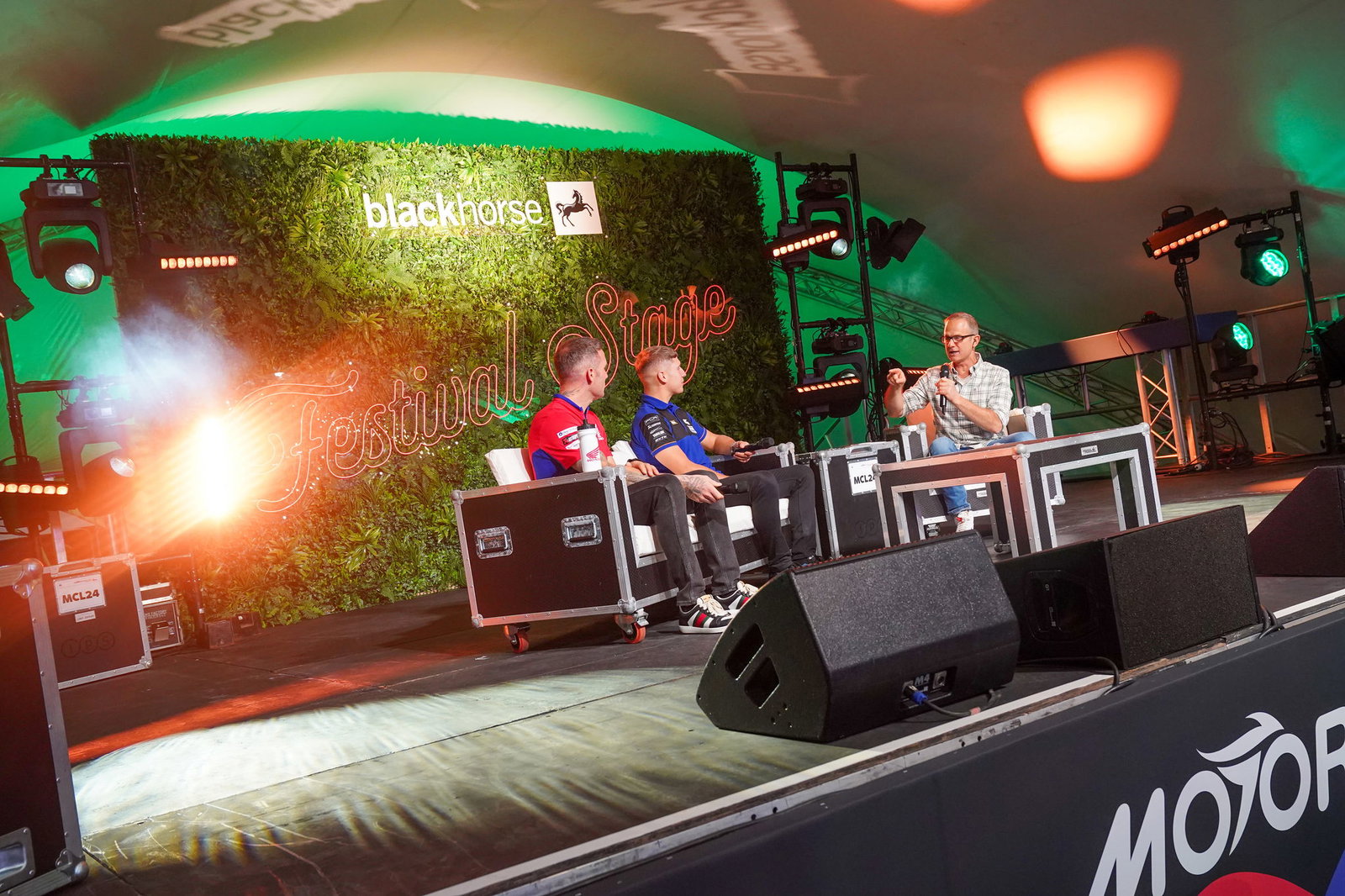 The Black Horse stage hosted by James Whitham