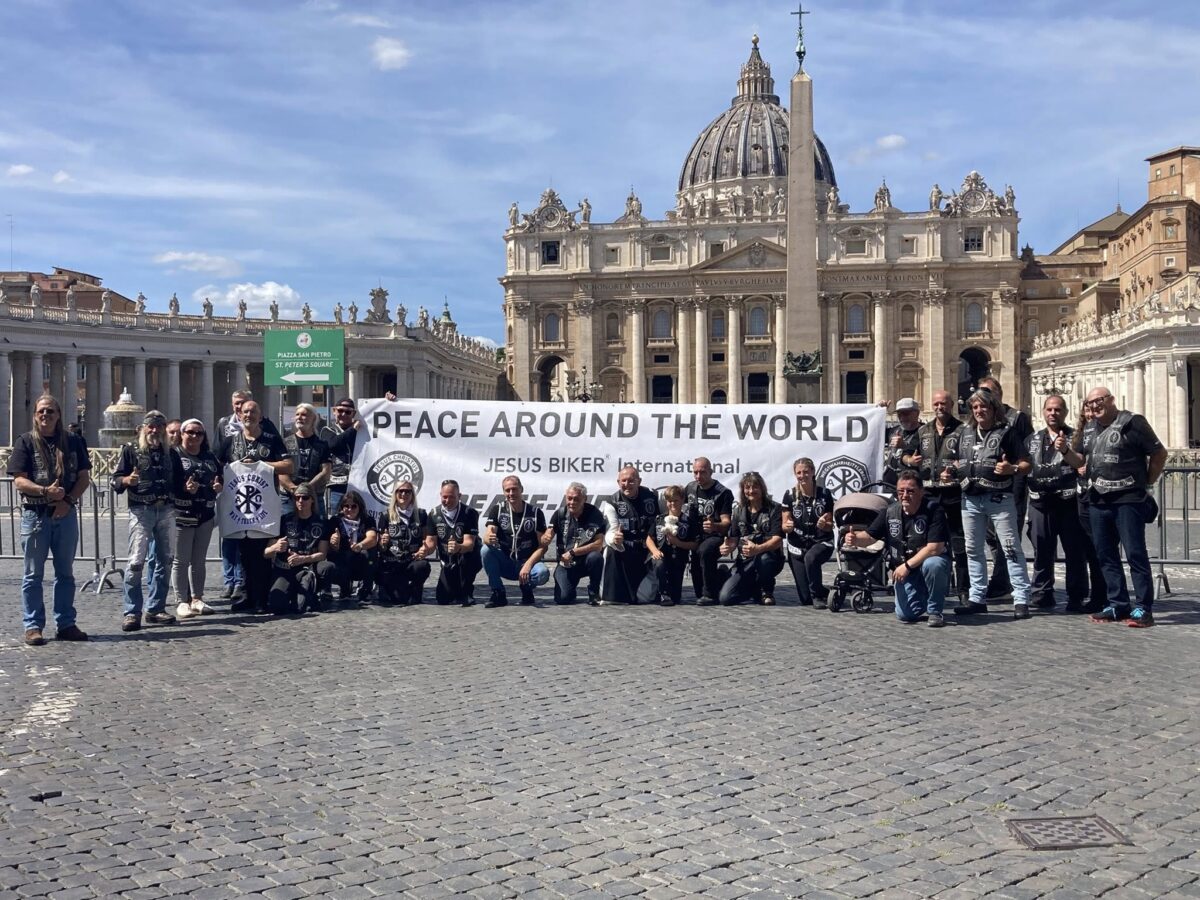 The Christian Jesus Bikers at St Peter's Square