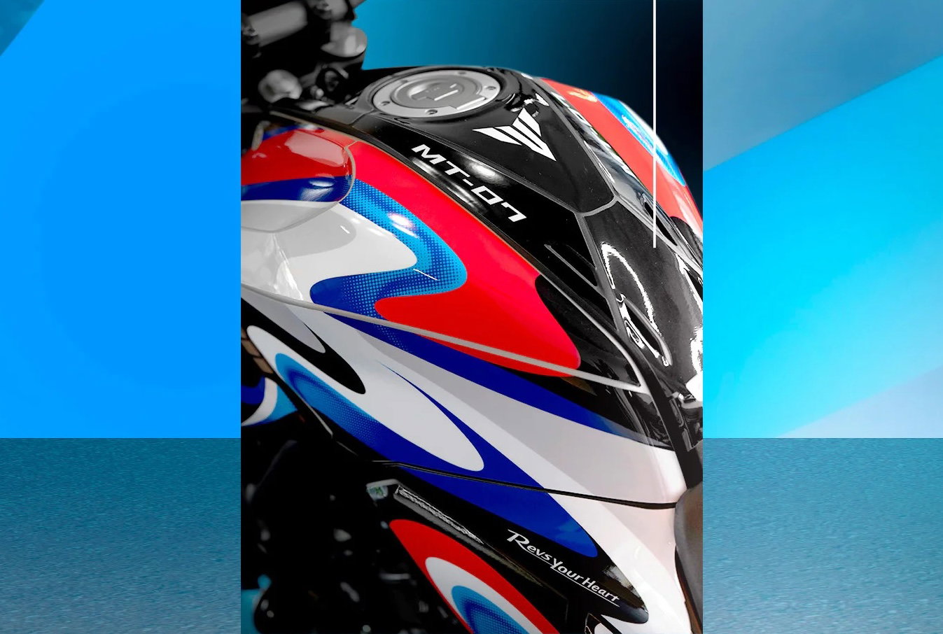 Yamaha MT-07 French GP special edition
