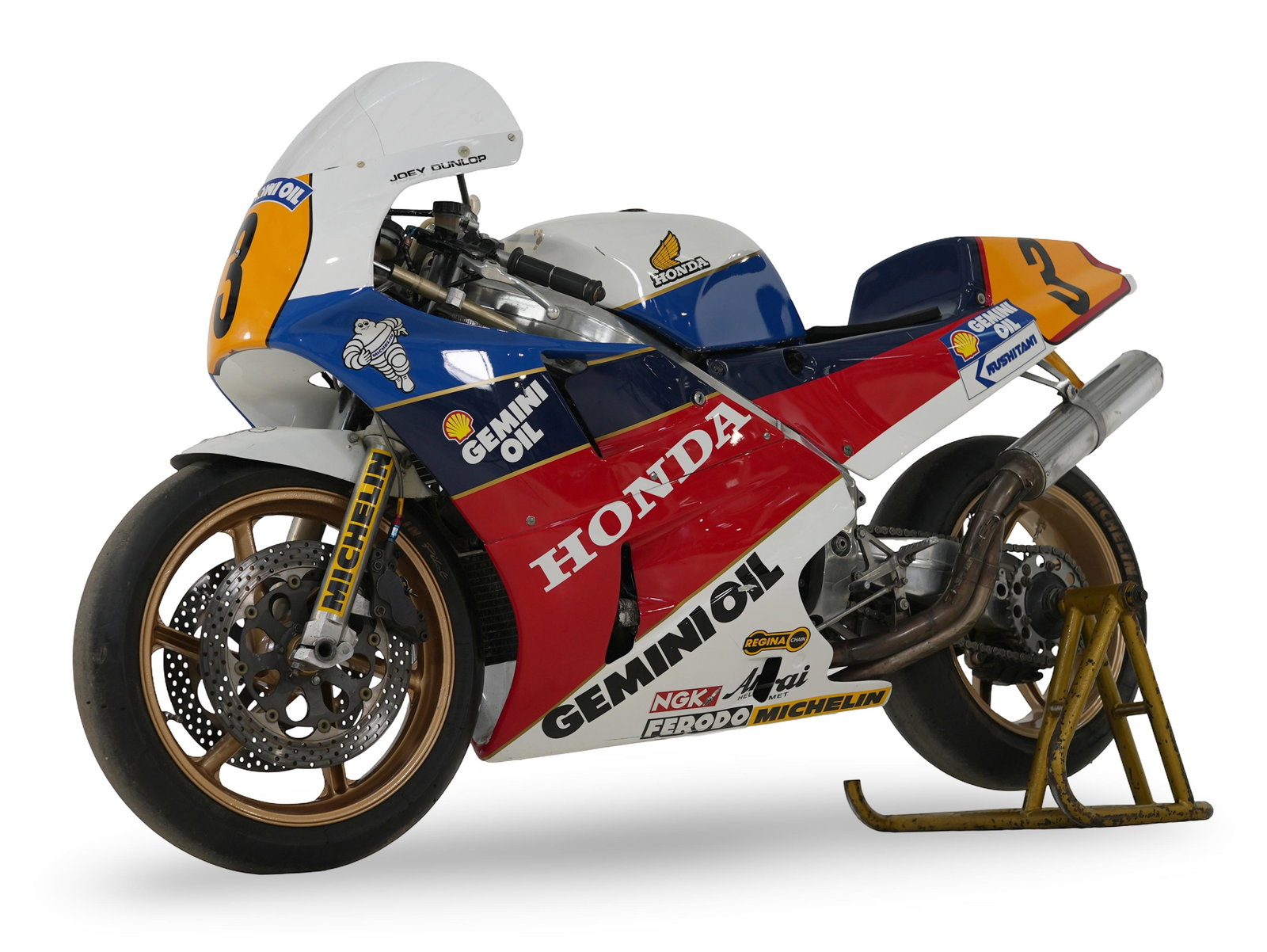 1988 Joey Dunlop Honda VFR750R RC30 race bike