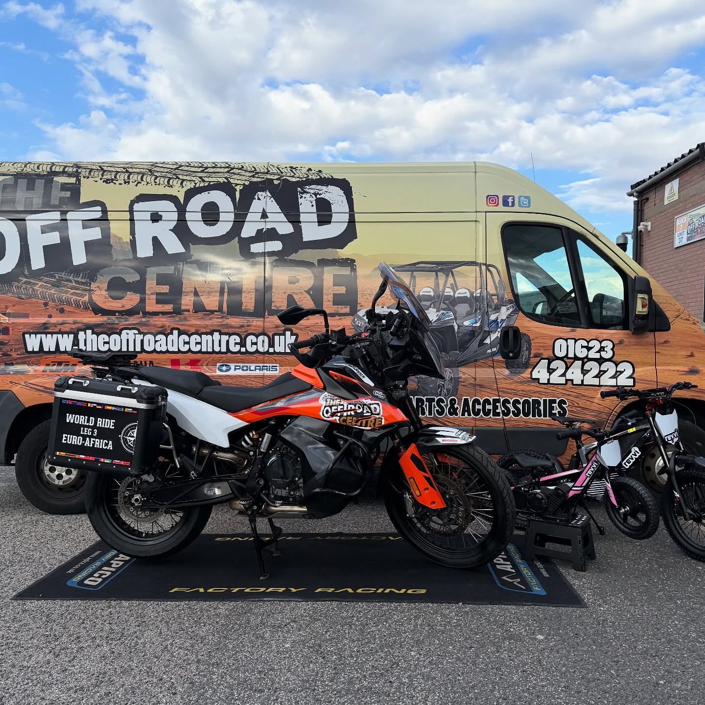 Bike gifted to Yogesh Alekari