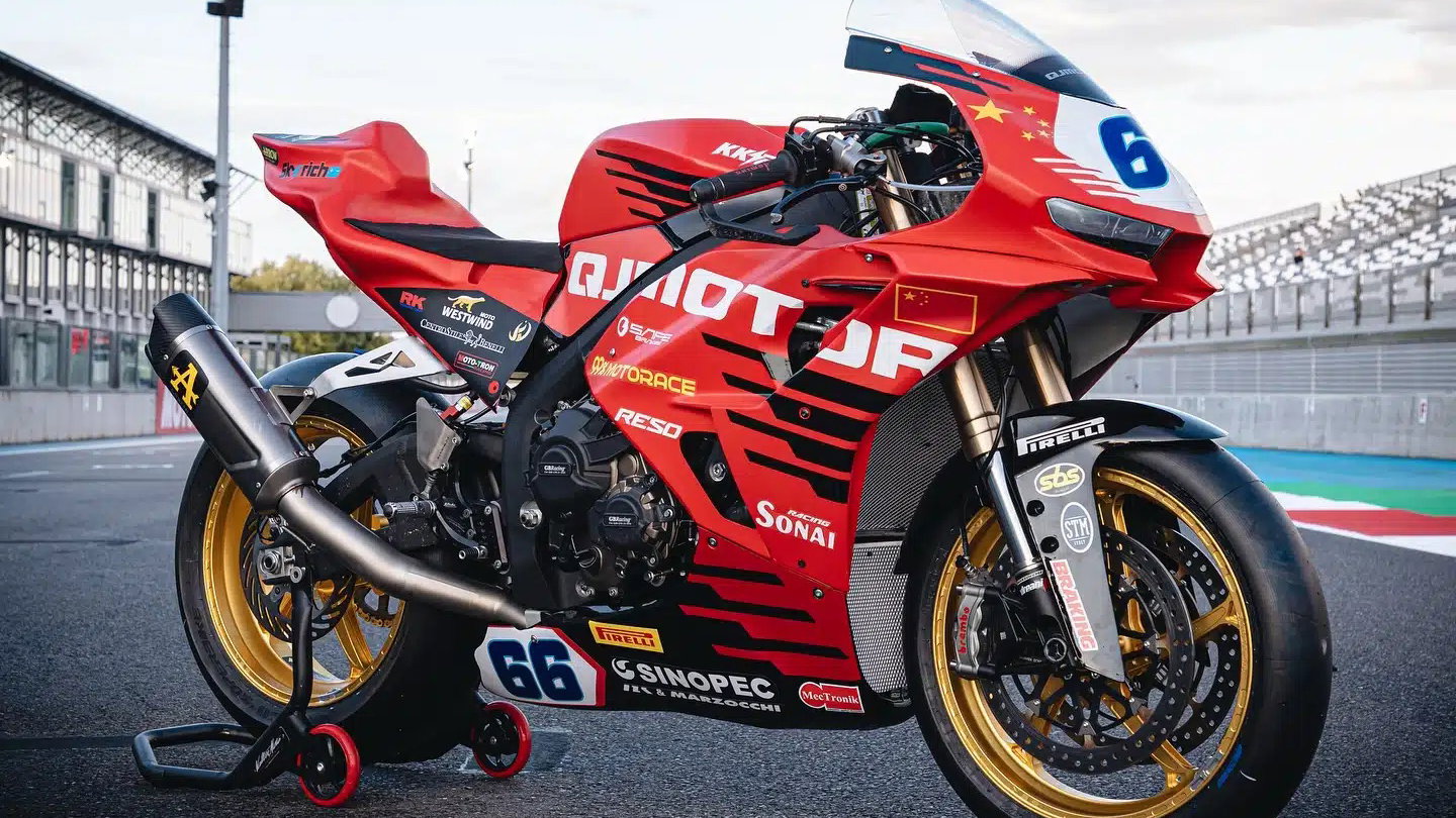 The QJ Motor SRK800RS World Supersport racer