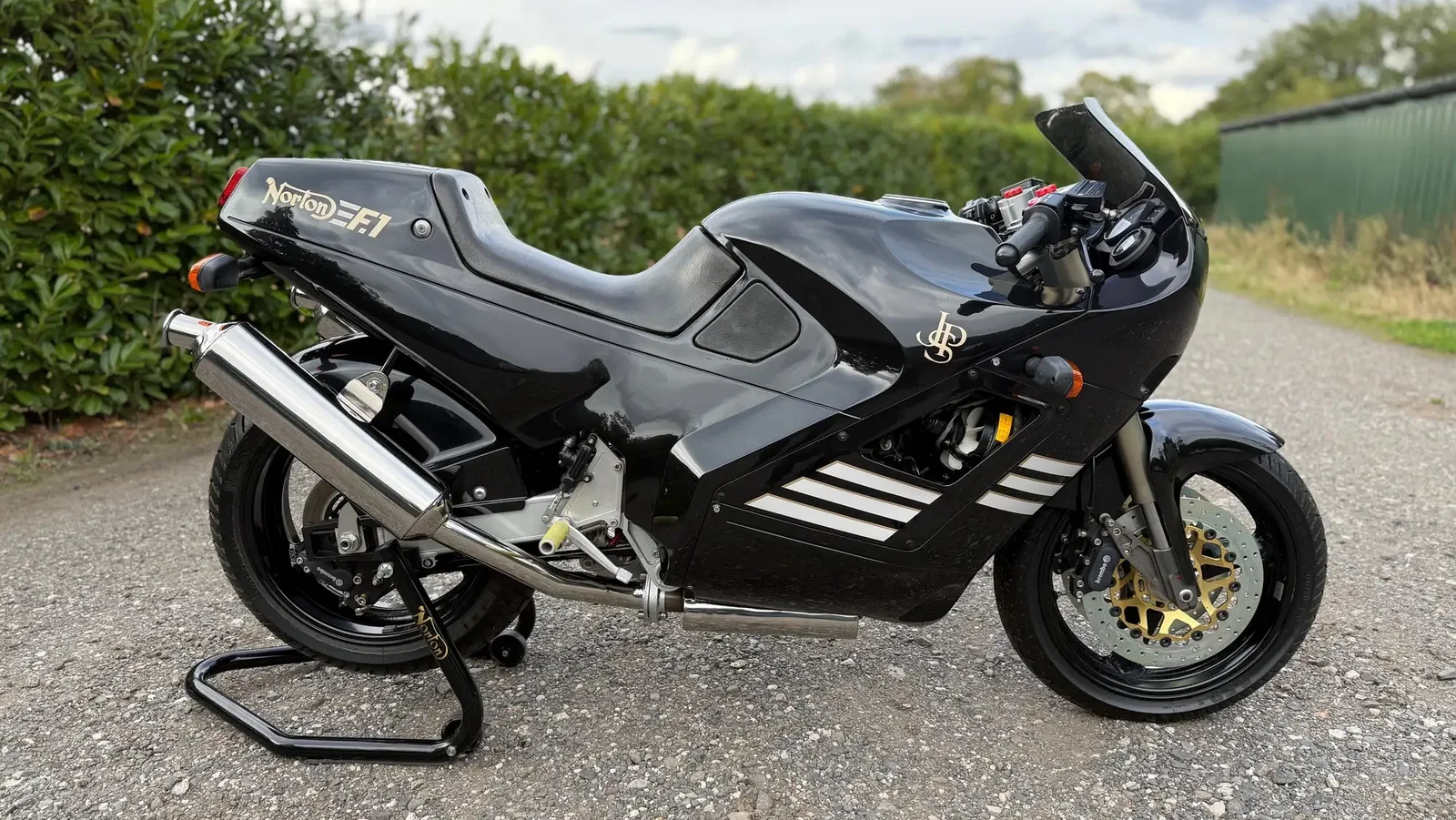 1990 Norton F1 Rotary motorcycle. Photo credit - Iconic Auctioneers