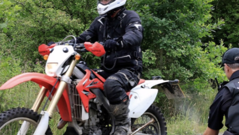 Forensic Spray operation. Photo credit - North Wales Police