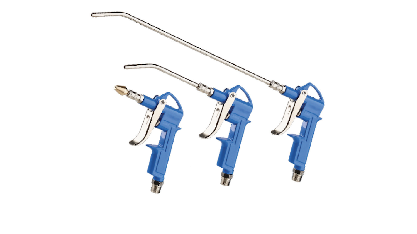 The Clarke CAT212 4 Piece Multi Nozzle Air Blow Gun Kit