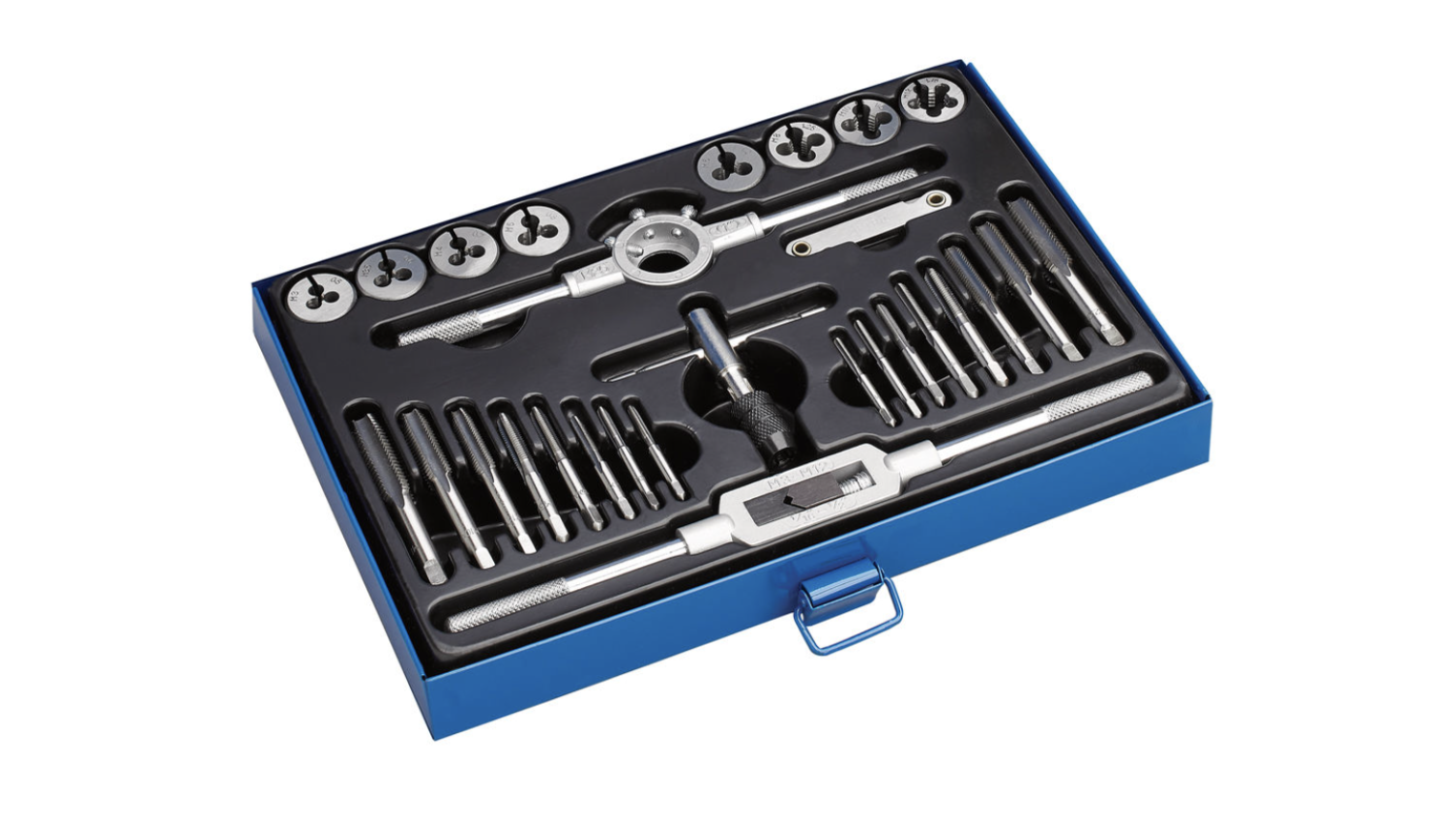 The Clarke CHT303 28-piece Metric Tap & Die Set