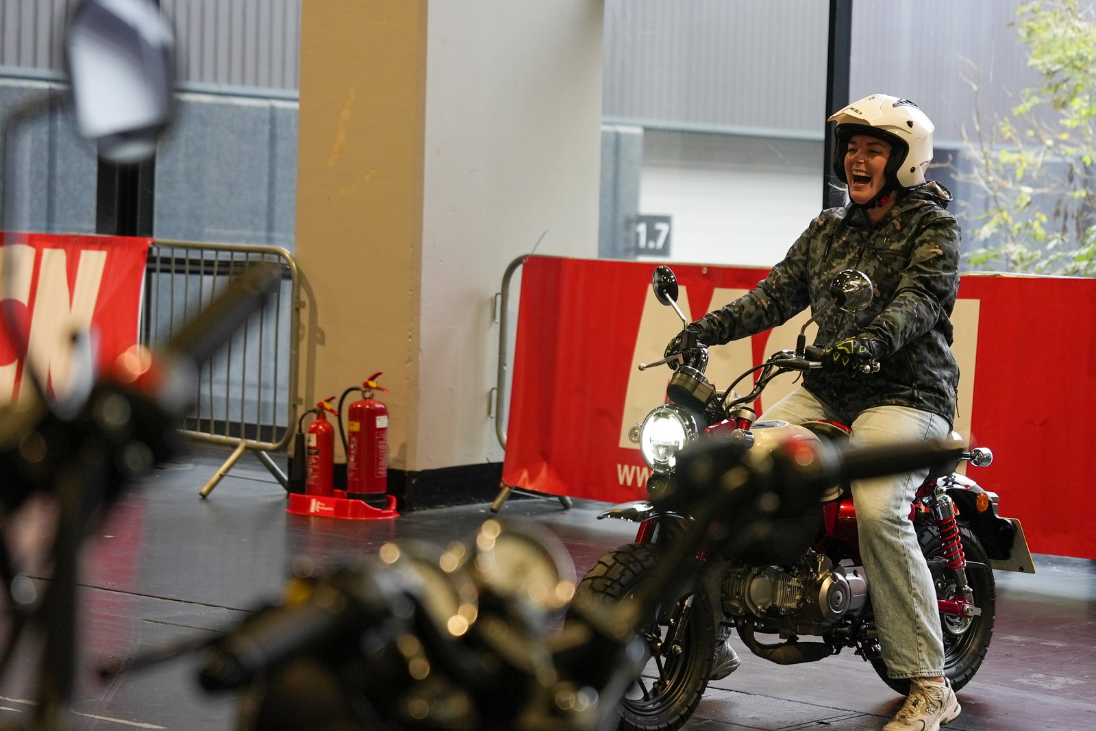 The MCL test ride zone