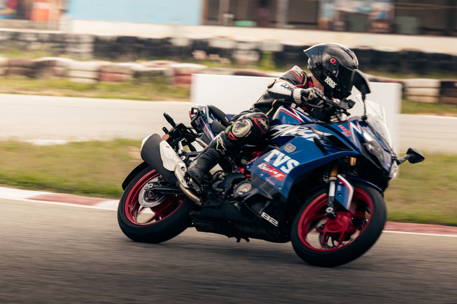 The TVS Apache RR 310 - riding