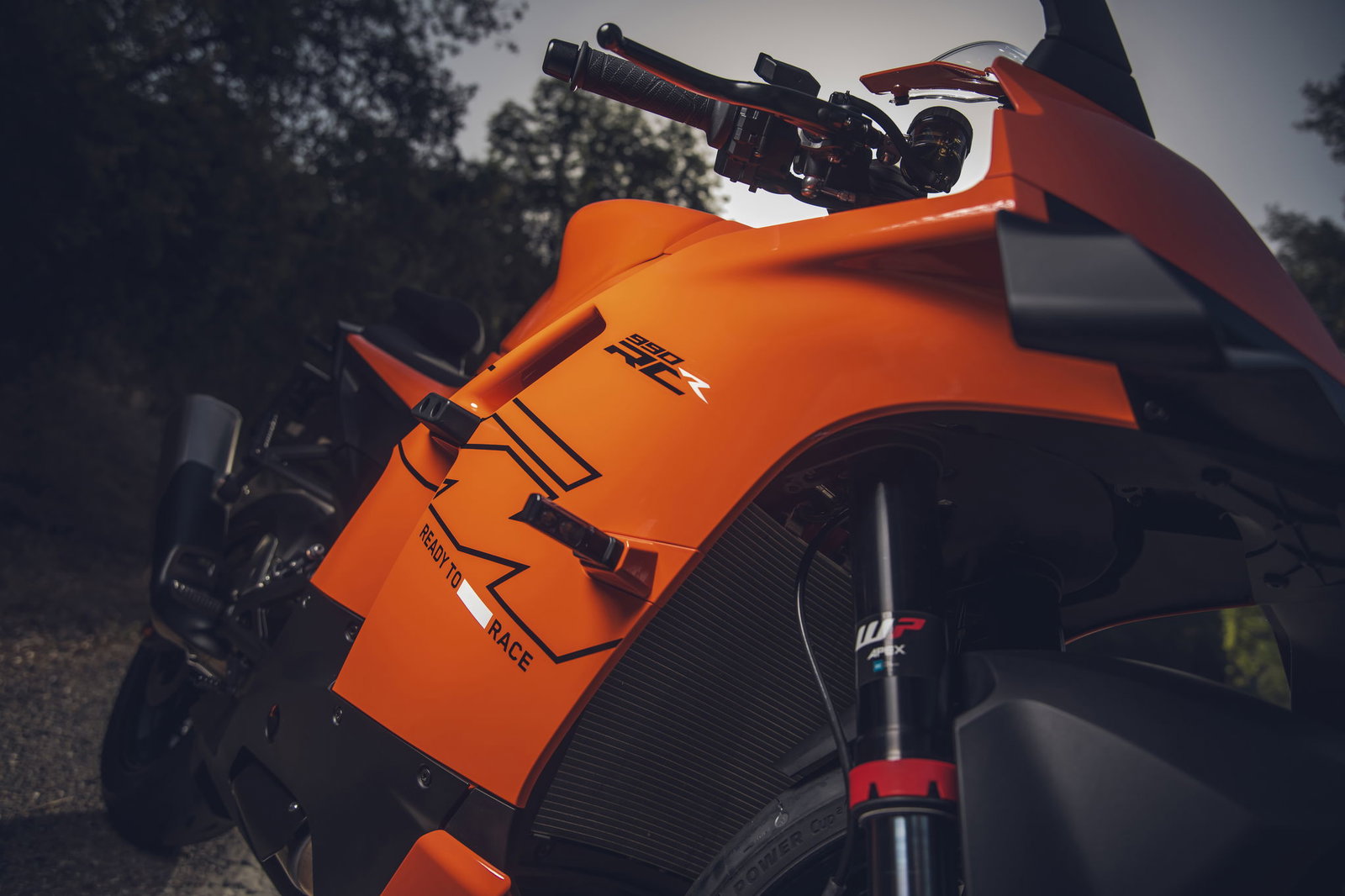 The KTM 990 RC R - detail