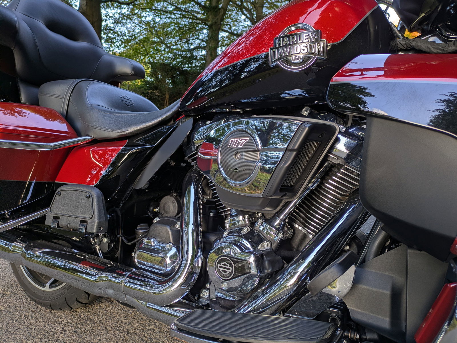The Milwaukee Eight V-twin engine delivers nonstop smiles