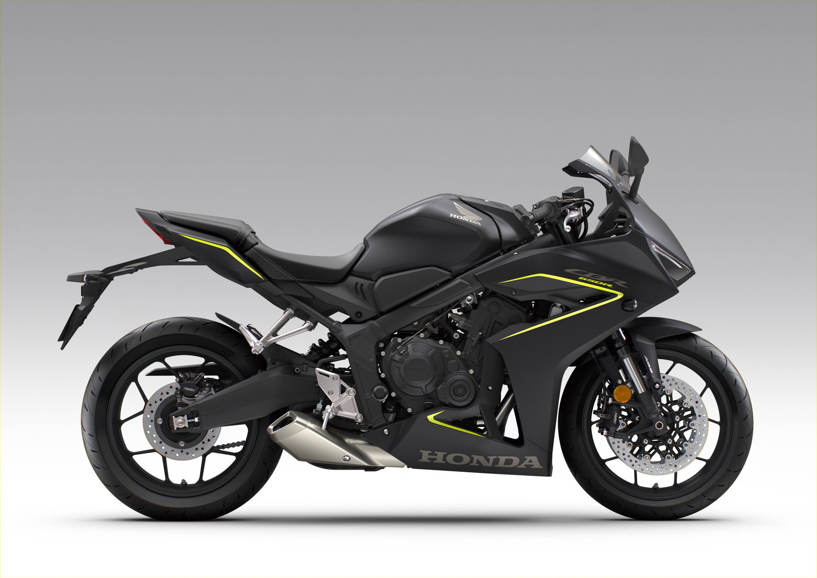 The 2026 Honda CBR650R in black